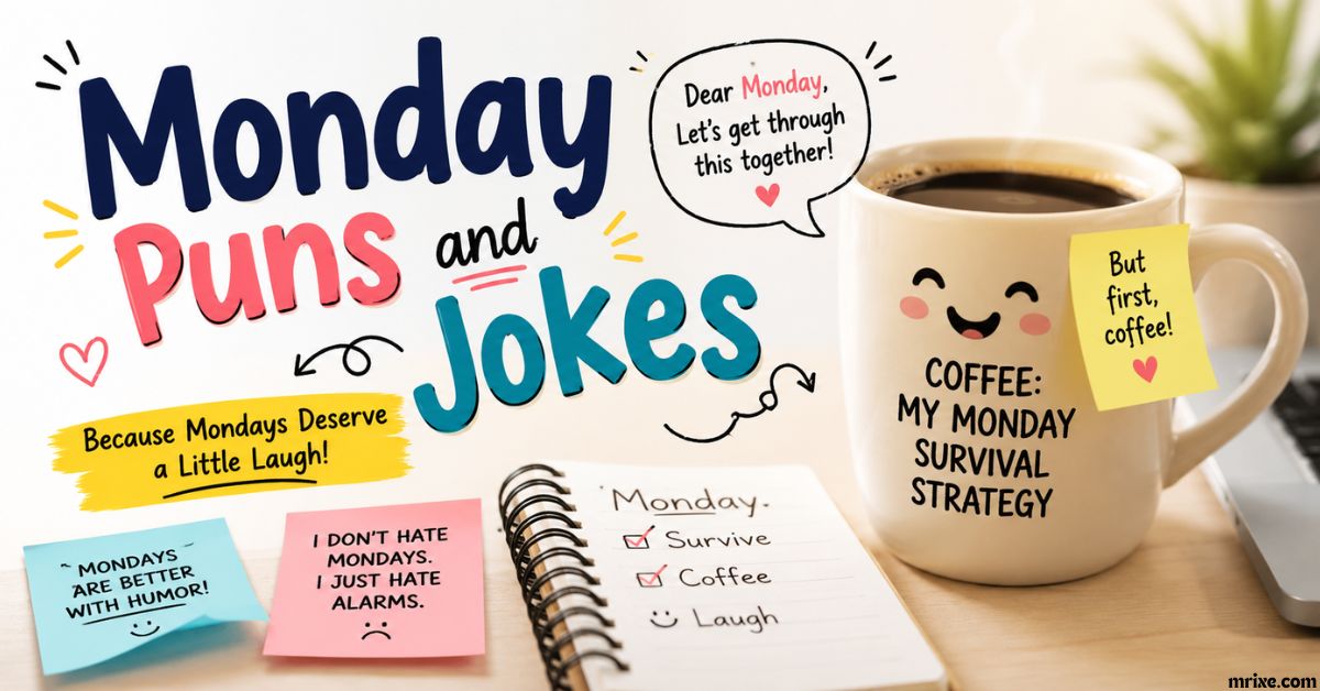 Monday Puns and Jokes