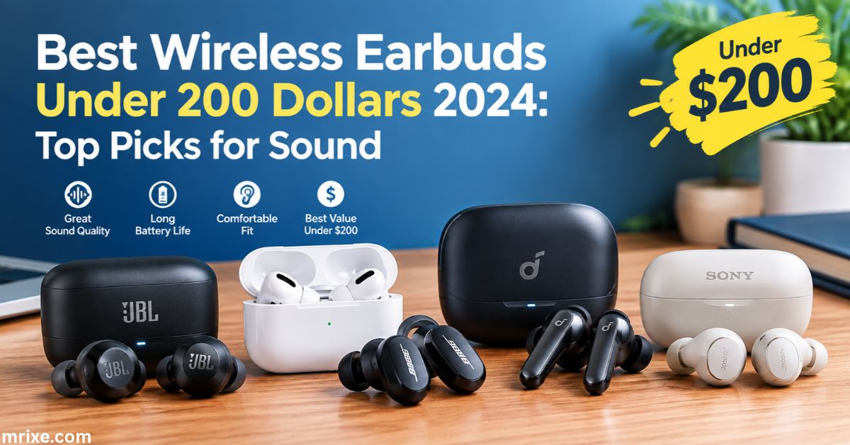 Best Wireless Earbuds Under 200 Dollars 2024
