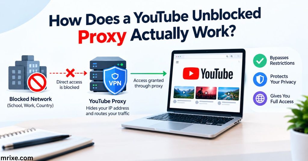 How Does a YouTube Unblocked Proxy Actually Work
