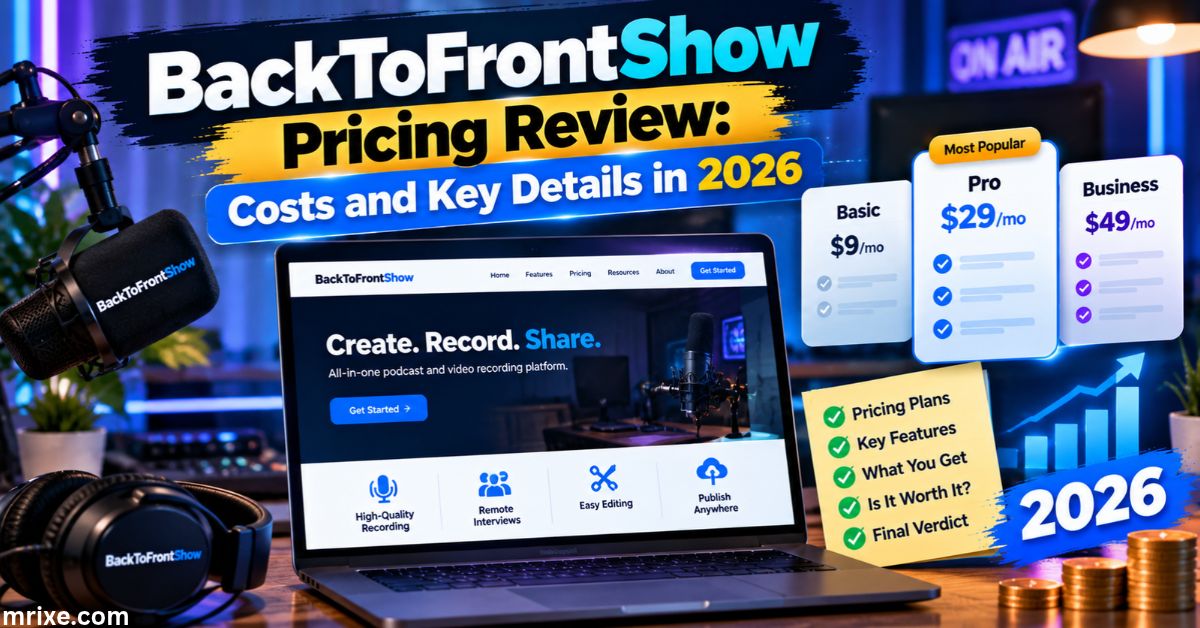 BackToFrontShow Pricing