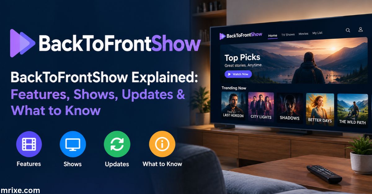BackToFrontShow