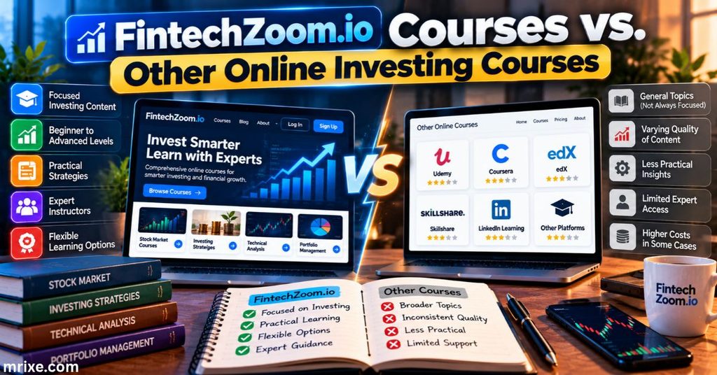 FintechZoom.io Courses vs. Other Online Investing Courses
