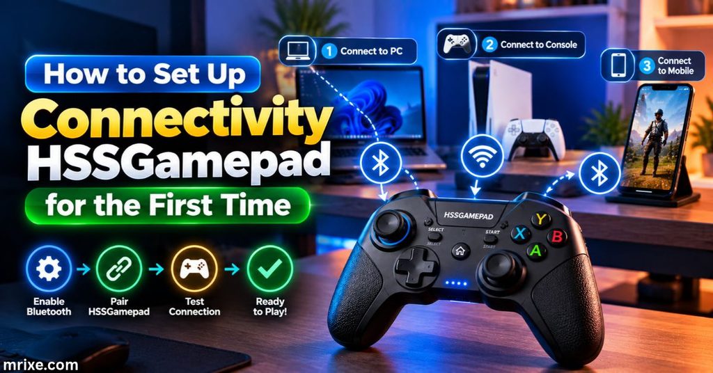 How to Set Up Connectivity HSSGamepad for the First Time