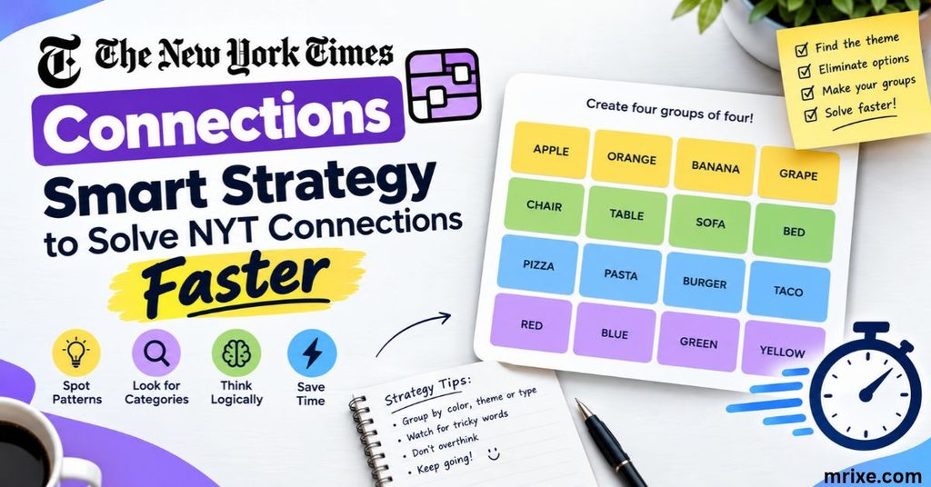 Smart Strategy to Solve NYT Connections Faster