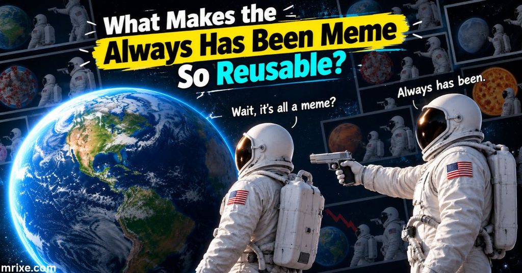 What Makes the Always Has Been Meme So Reusable
