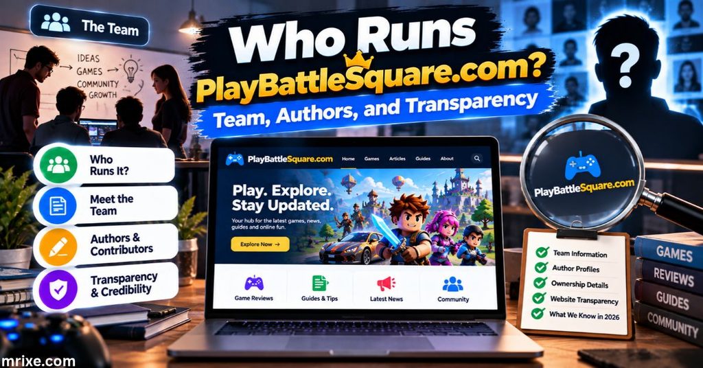 Who Runs PlayBattleSquare.com Team, Authors, and Transparency