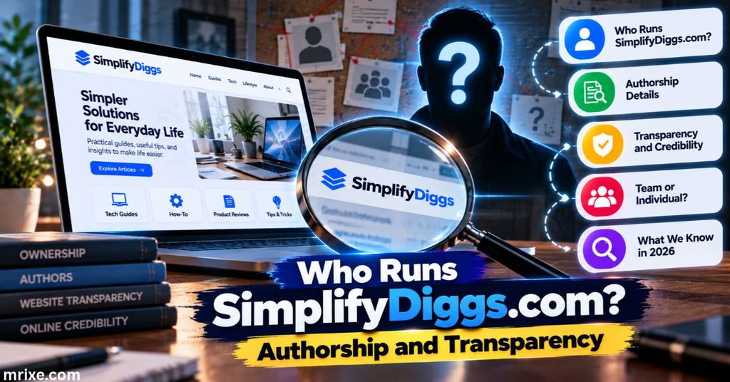 Who Runs SimplifyDiggs.com Authorship and Transparency