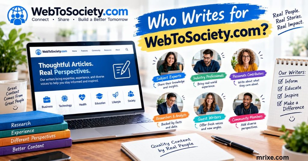 Who Writes for WebToSociety.com