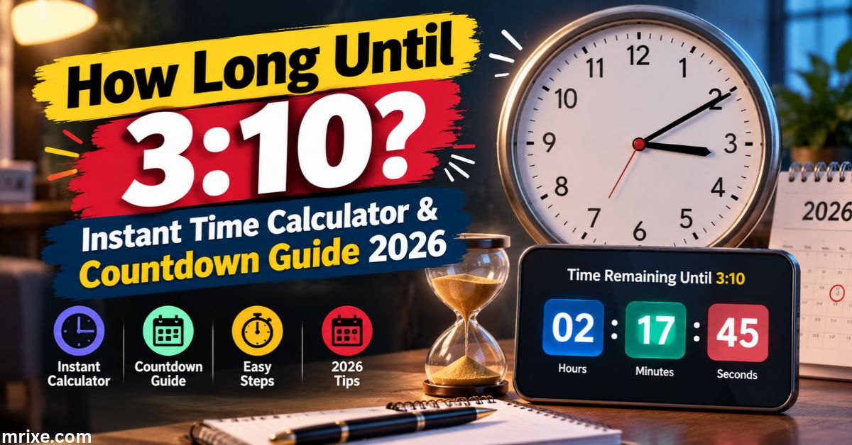 how long until 3:10