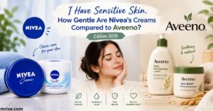 i have sensitive skin. how gentle are nivea’s creams compared to aveeno